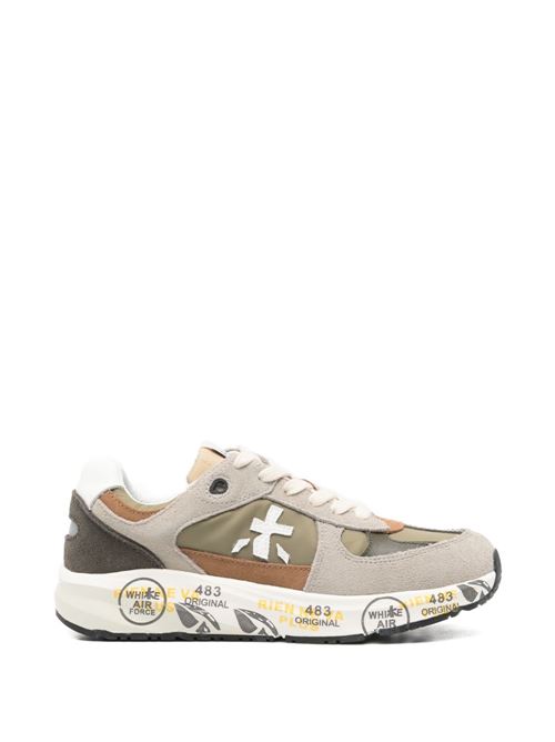 Sneakers bambino Premiata Robin marrone e verde PREMIATA kids | ROBIN35249516X